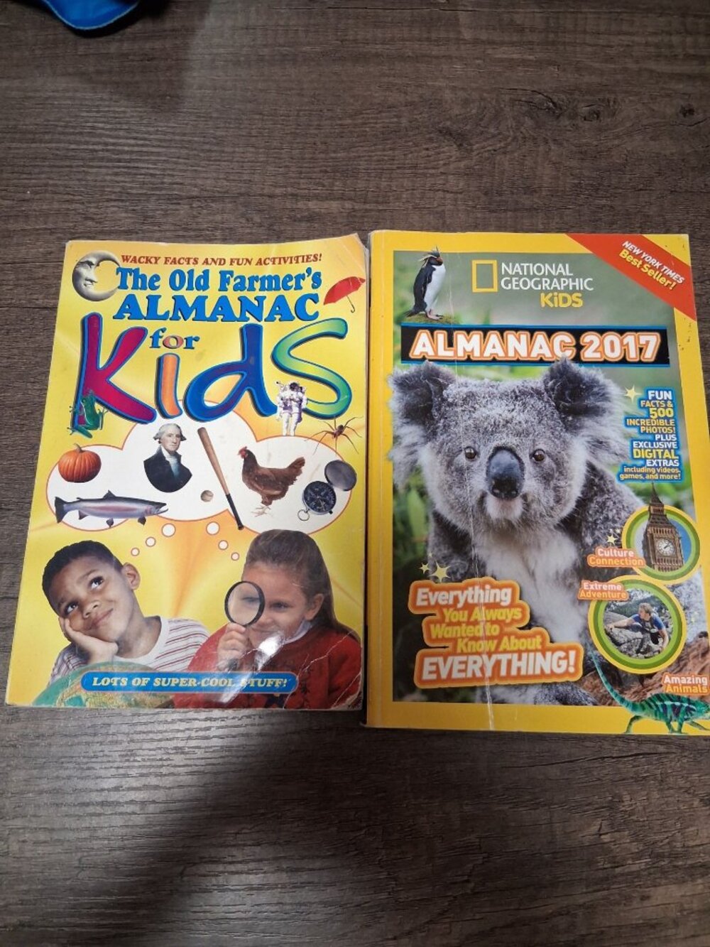 Kids Farmers Almanac Book Bundle Non Fiction National Geographic